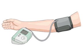 Measurement of blood pressure using an electronic tonometer